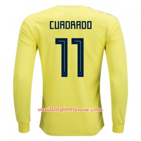 Maillot/Tenue Colombie Cuadrado 11 Domicile Coupe du monde 2018 Manche Longue